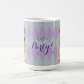 Mardi Gras Airedale Kaffeetasse (Mittel)