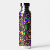 Mardi Gras Alles Perlen Masken heißes kaltes Wasse Trinkflasche (Rechts)
