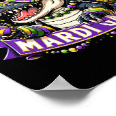 Mardi Gras Alligator Celebration Mardigator Poster (Ecke)