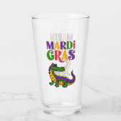 Mardi Gras Alligator, Mardi Gras Party Glas (Rückseite)