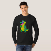 Mardi Gras Alligator Masquerade Carnival Costume M T-Shirt (Vorne ganz)