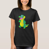 Mardi Gras Alligator Masquerade Carnival Costume M T-Shirt (Vorderseite)