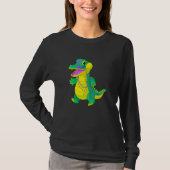 Mardi Gras Alligator Masquerade Carnival Costume M T-Shirt (Vorderseite)