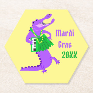 Mardi Gras Alligator Untersetzer