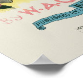 Mardi Gras Antique Yellow Poster (Ecke)