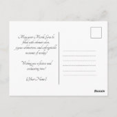 💚 💜 💛 Mardi Gras Aquarell Mischief Maker Postkarte (Rückseite)