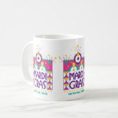 Mardi Gras Arch, Galveston, Texas Coffee Tasse (Vorderseite Links)