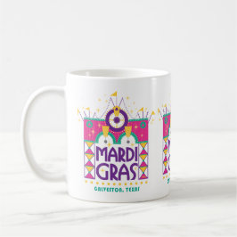 Mardi Gras Arch, Galveston, Texas Coffee Tasse