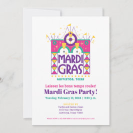 Mardi Gras Arch, Galveston, Texas Einladung