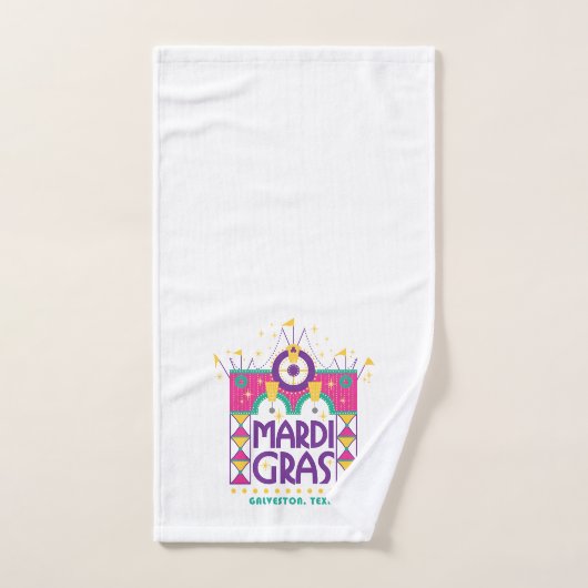 Mardi Gras Arch, Galveston, Texas Handtuch (Handtuch)