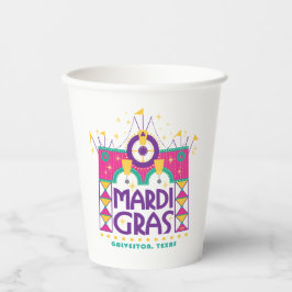 Mardi Gras Arch, Galveston, Texas Pappbecher