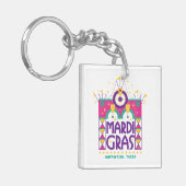 Mardi Gras Arch, Galveston, Texas Schlüsselanhänger (Vorderseite links)