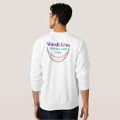 Mardi Gras Arch, Galveston, Texas Sweatshirt (Schwarz voll)