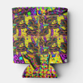 Mardi Gras Art Dosenkühler (Rückseite)