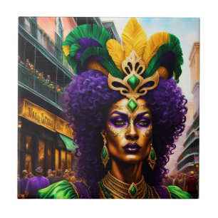 Mardi Gras Art Fliese