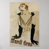 Mardi Gras Art, französisches Viertel Dresser, Poster (Vorne)