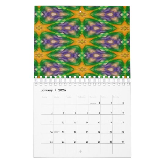 Mardi Gras Art Kalender (Jan 2026)