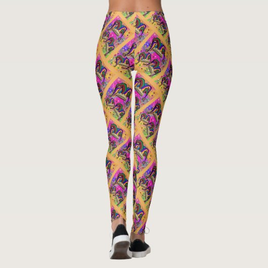 MARDI GRAS ART LEGGINGS (Rückseite)