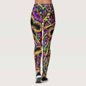 Mardi Gras Art Leggings (Rückseite)