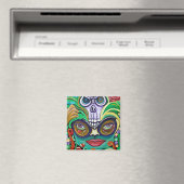 Mardi Gras Art Magnet (In Situ (Geschirrspüler))
