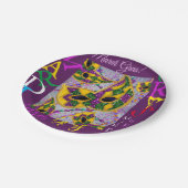 MARDI GRAS ART PAPPTELLER (Schrägansicht)