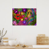Mardi Gras Art Print Poster (Küche)