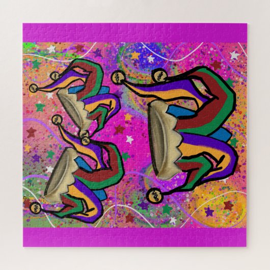 MARDI GRAS ART PUZZLE (Horizontal)