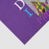 MARDI GRAS ART SEIDENPAPIER (Detail)