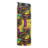 Mardi Gras Art Thermosbecher (Nach rechts gedreht)