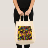 Mardi Gras Art Tragetasche (Vorderseite (Produkt))