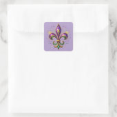 Mardi Gras Aufkleber (Tasche)