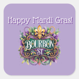 Mardi Gras Aufkleber