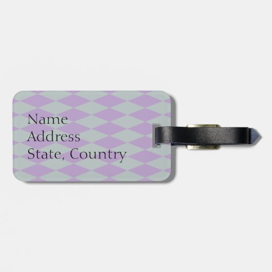 Mardi Gras Aussie Gepäckanhänger (Rückseite horizontal)