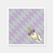 Mardi Gras Aussie Serviette (Vorderseite)