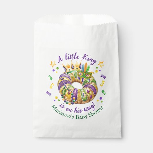 Mardi Gras Baby Boy Geschenktütchen (Vorderseite)