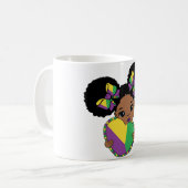 Mardi Gras Baby Girl Kaffeetasse (Vorderseite Links)
