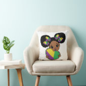 Mardi Gras Baby Girl Kissen (Stuhl )