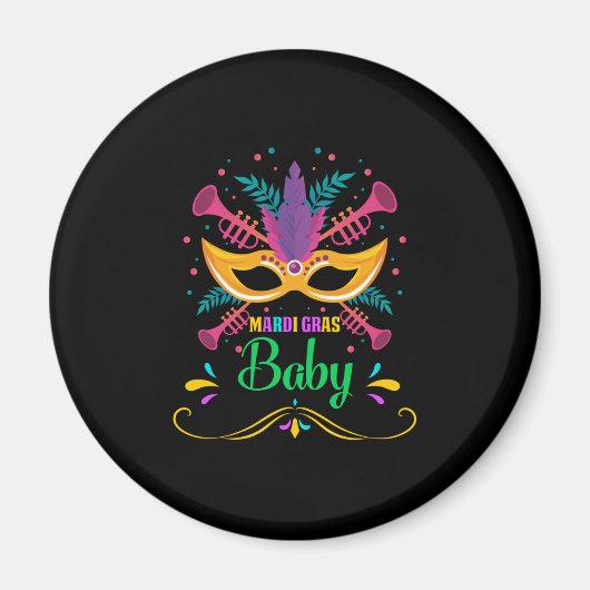 Mardi Gras Baby Magnet (Vorne)