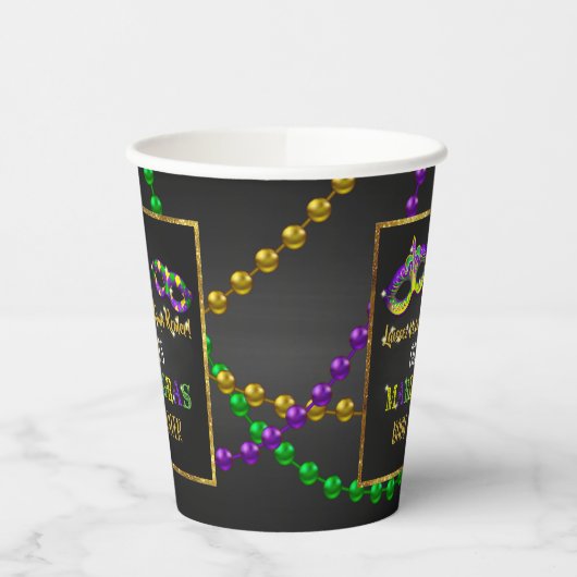 Mardi Gras Baby Shooting Paper Cup Pappbecher (Links)