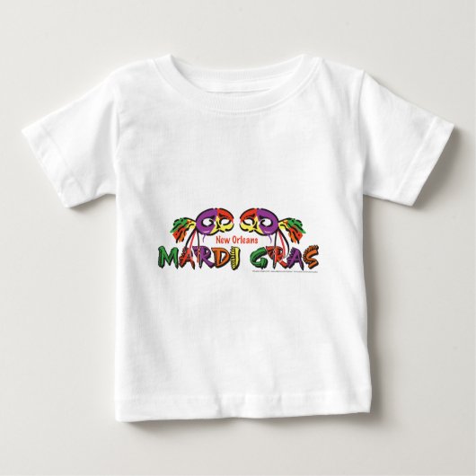 MARDI-GRAS BABY T-SHIRT (Vorderseite)