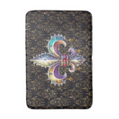 Mardi Gras Badematte (Vorderseite Vertikal)