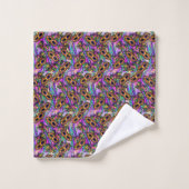 MARDI GRAS BADHANDTUCH SET (Waschlappen)