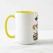 Mardi Gras Balloon Dog Tasse (Links)