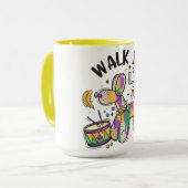 Mardi Gras Balloon Dog Tasse (Vorderseite Links)