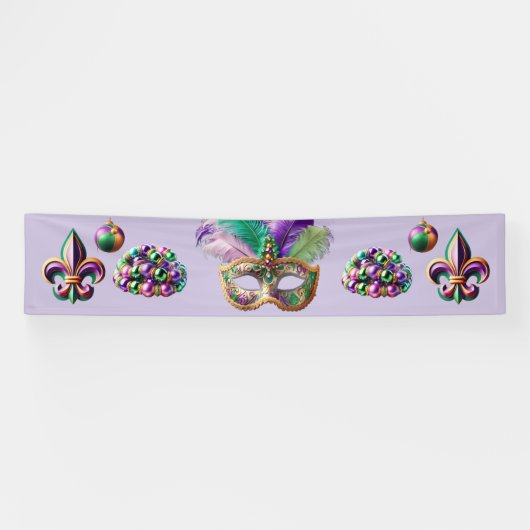 Mardi Gras Banner (Horizontal)