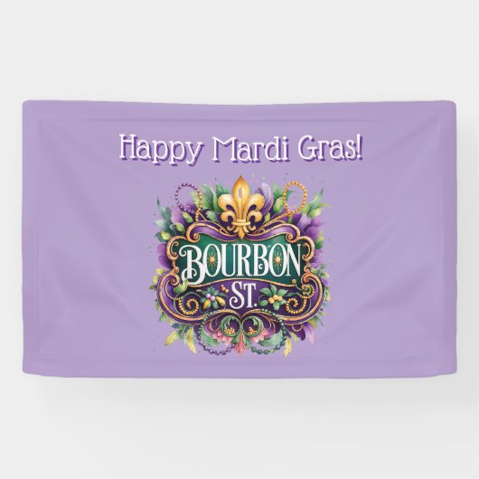 Mardi Gras Banner (Horizontal)