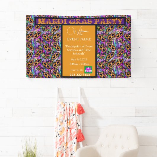 MARDI GRAS BANNER (Insitu)