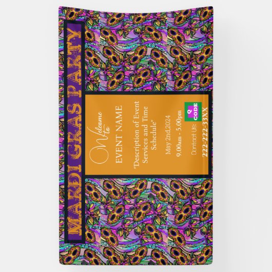 MARDI GRAS BANNER (Vertikal)