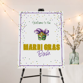 Mardi Gras Bash Party Begrüßungszeichen