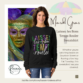 Mardi Gras Basic Sweatshirt